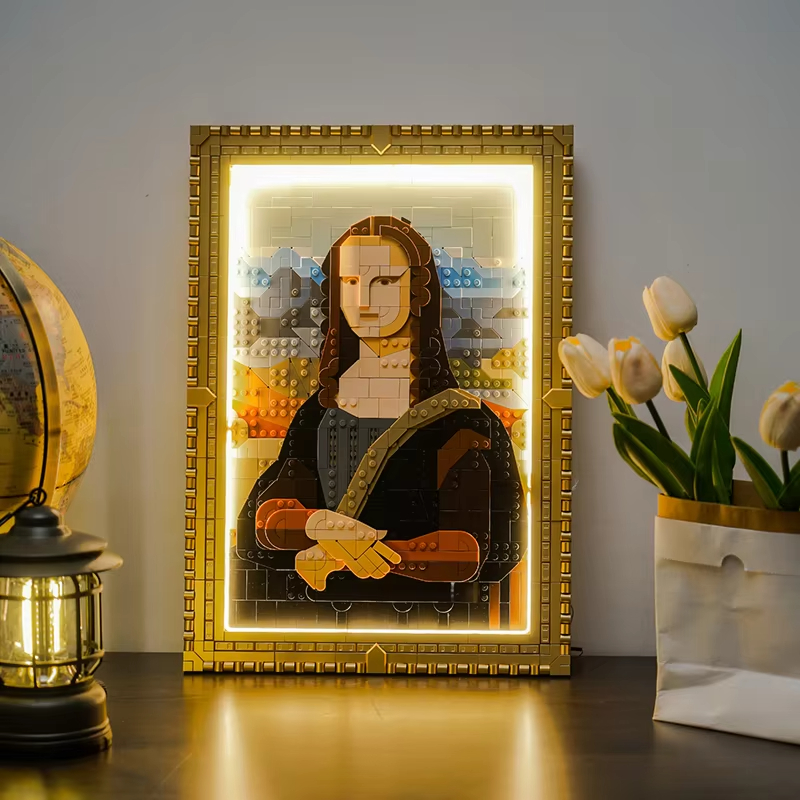 Photography Architecture - DIY Mona Lisa Building Blocks –