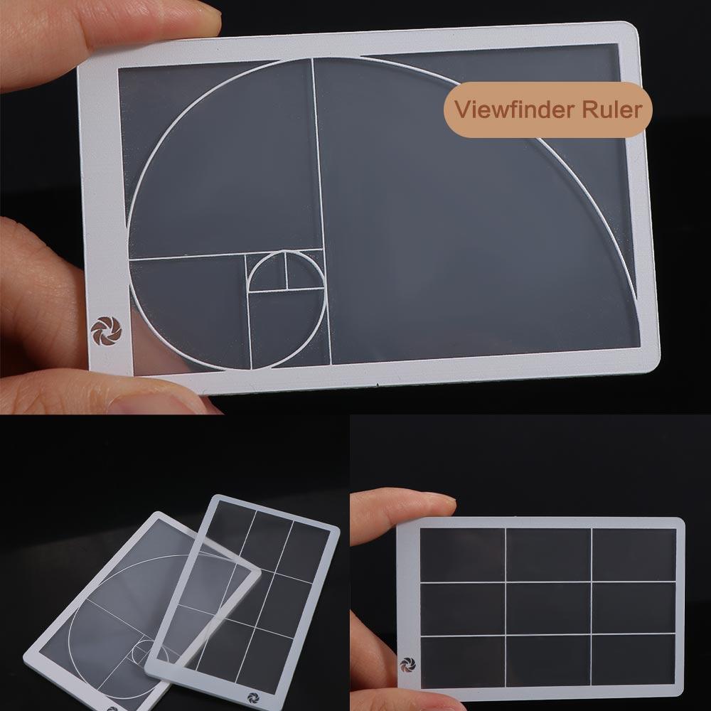 Photography Golden Ratio - Kids Adults Transparent Viewfinder Ruler Composition