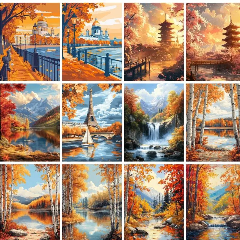 Photography By - 40x50cm Painting By Numbers On Canvas