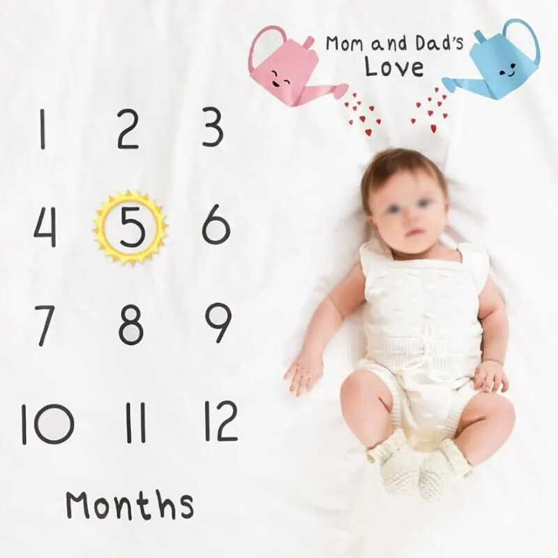 Photography Videos - Newborn Photography Props Background Blankets Monthly