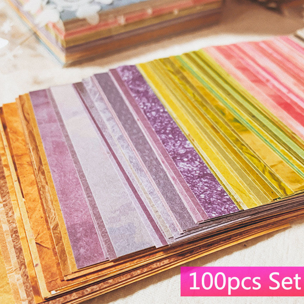 Photography Journal - 100 Pcs Colorful Texture Background Craft