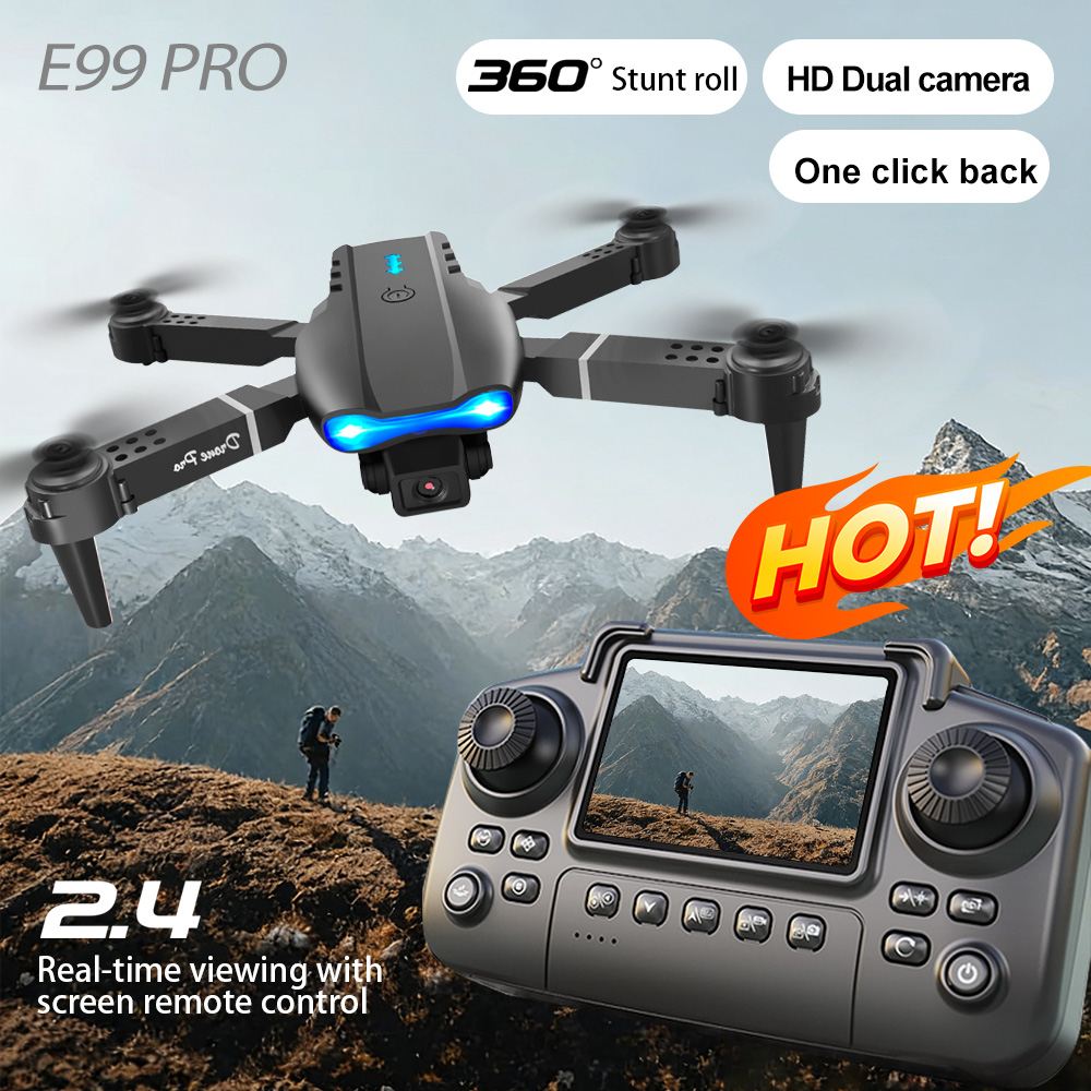 Photography Angles - Aerial Drone Dual Lens Switch Gesture