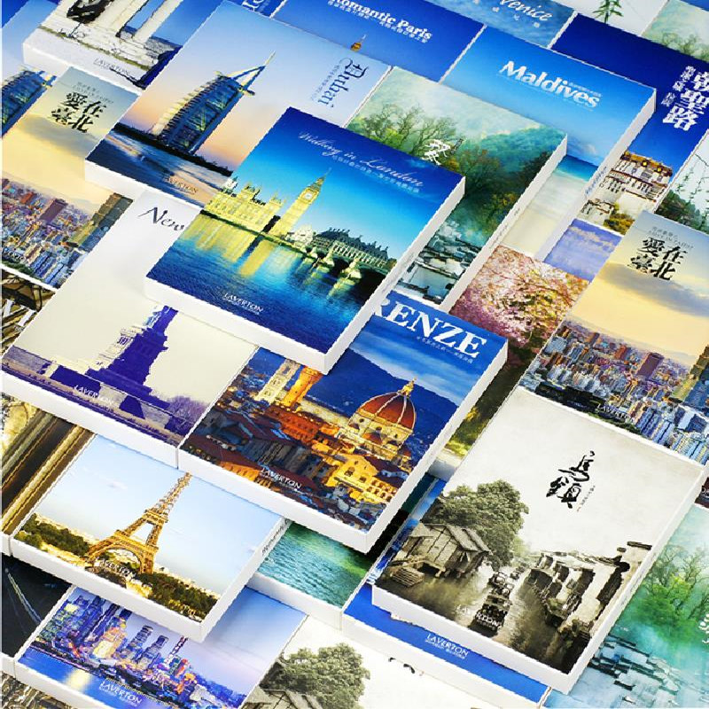 Photography Videos - 30Pcs 10x14cm Travel Landscape Photography Postcards