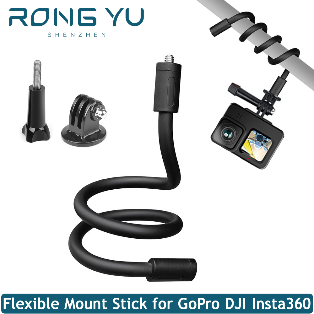 Photography Grip Insta360 X5 - Flexible Mount Monopod Tripod Stand Neck