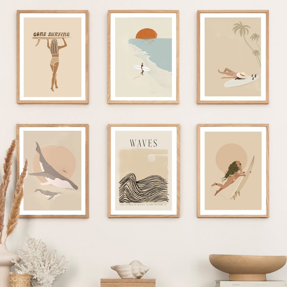 Photography By - 1pc frameless Canvas painting Summer Sea