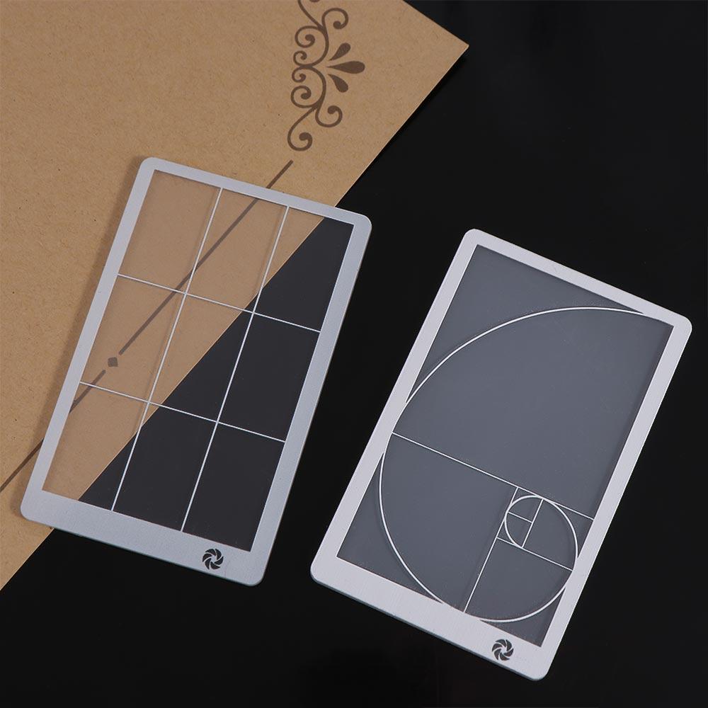 Photography Golden Ratio - Kids Adults Transparent Viewfinder Ruler Composition