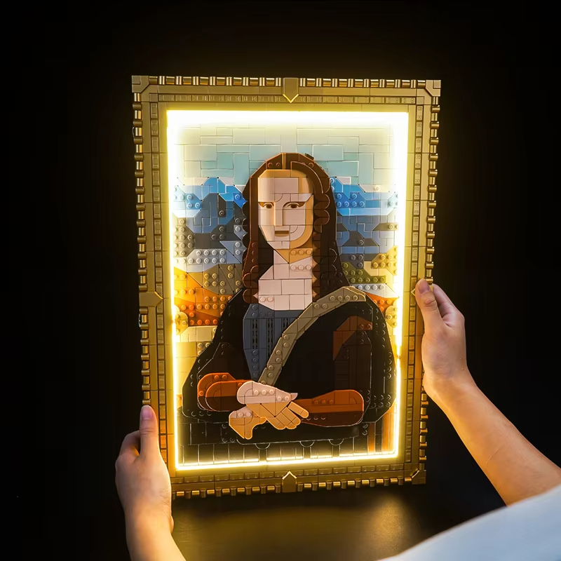 DIY Mona Lisa Building Blocks  - Photography Architecture review and price