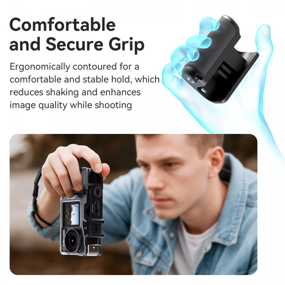 Street Photography Handle Grip - Photography Grip Insta360 X5 review and price