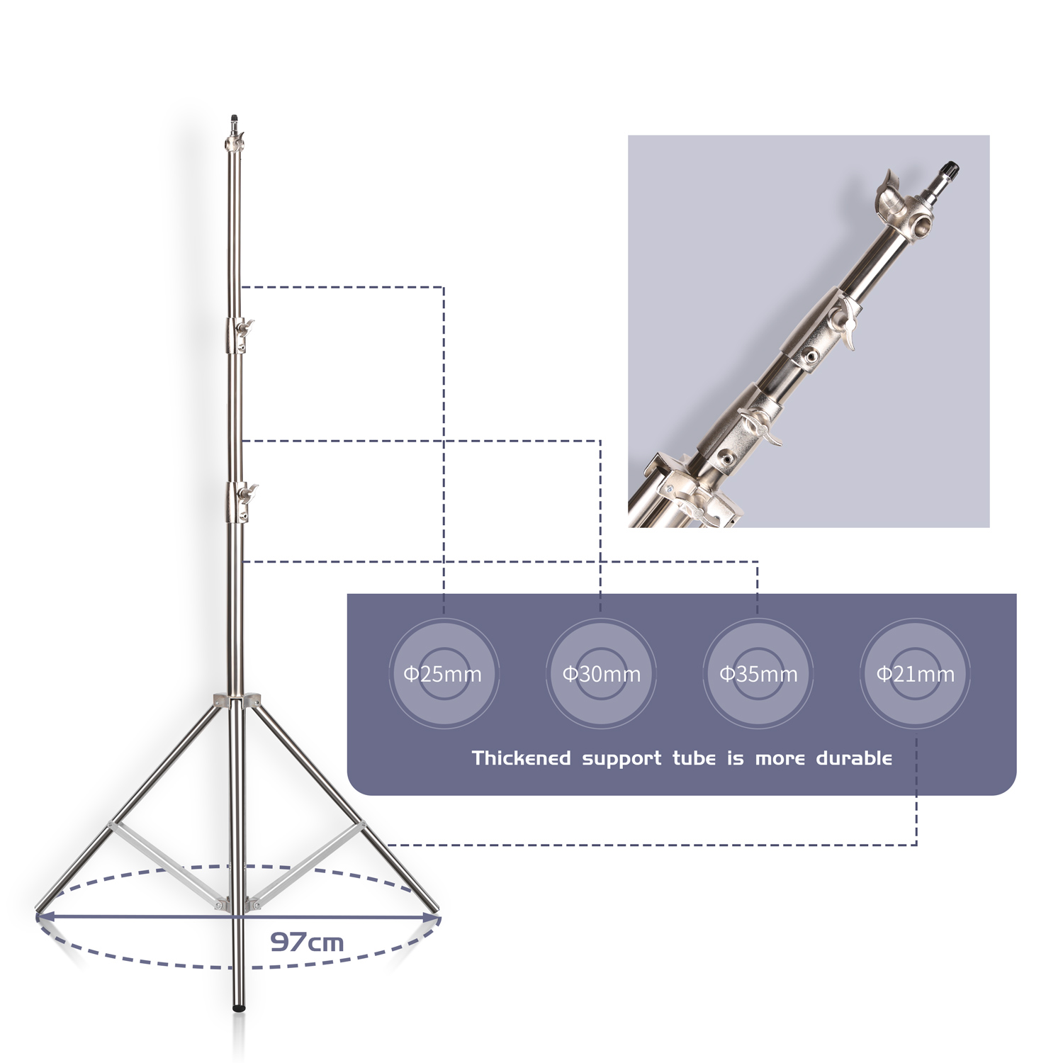 SH 2.8M Stainless Steel Light  - Photography Gear review and price