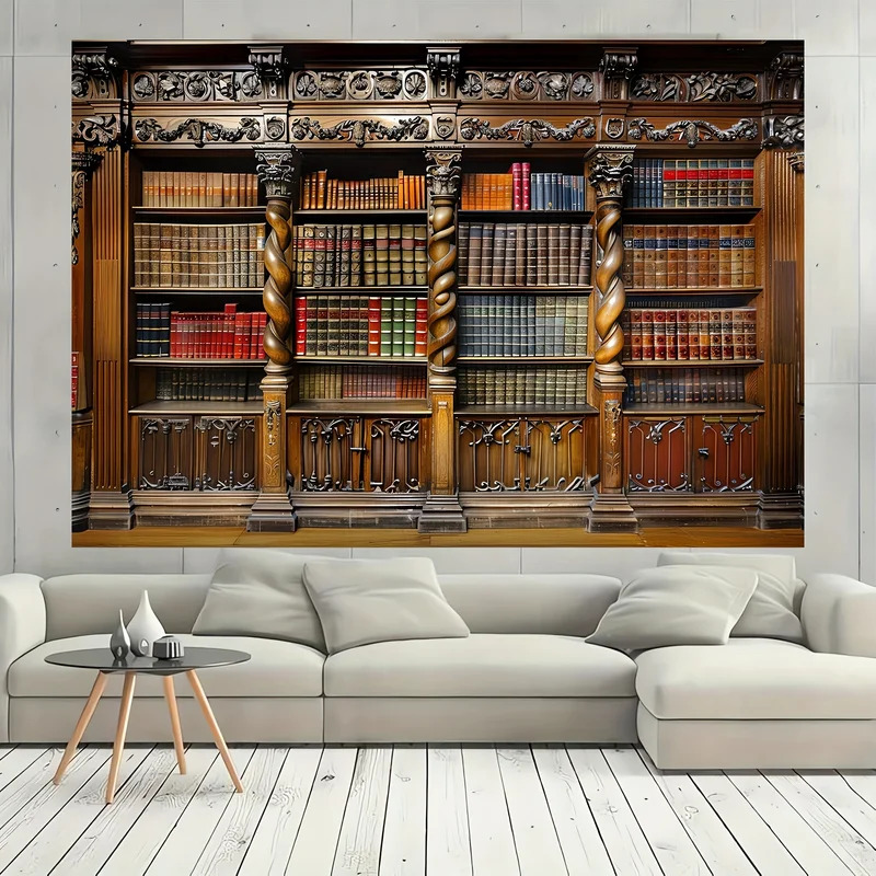 Vintage bookshelves on old boo - Photography Yearbook review and price