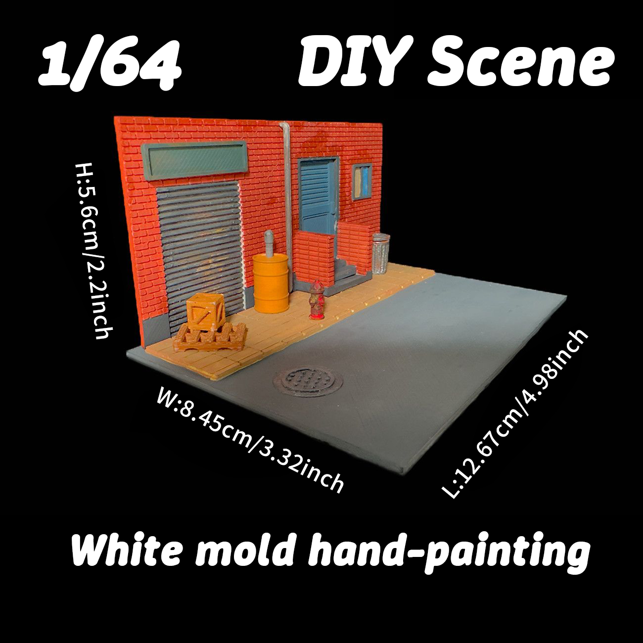 1:64 scale street scene model, - Photography Architecture review and price