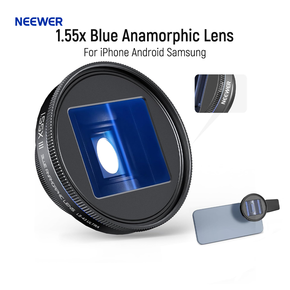 NEEWER 1.55x Blue Anamorphic L - Photography Kit Vivo X200 Pro review and price