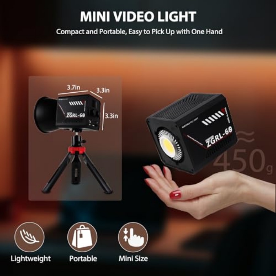 60W COB LED Video Light Handhe - Photography Videos review and price