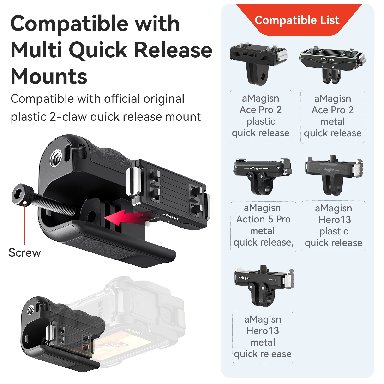 Universal Photography Handle G - Photography Grip Insta360 X5 review and price