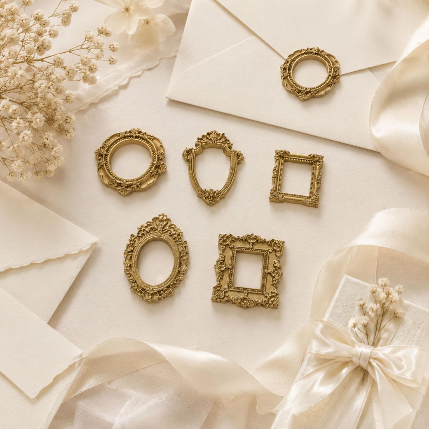 5/20Pcs Vintage Golden Mini Re - Photography Journal review and price