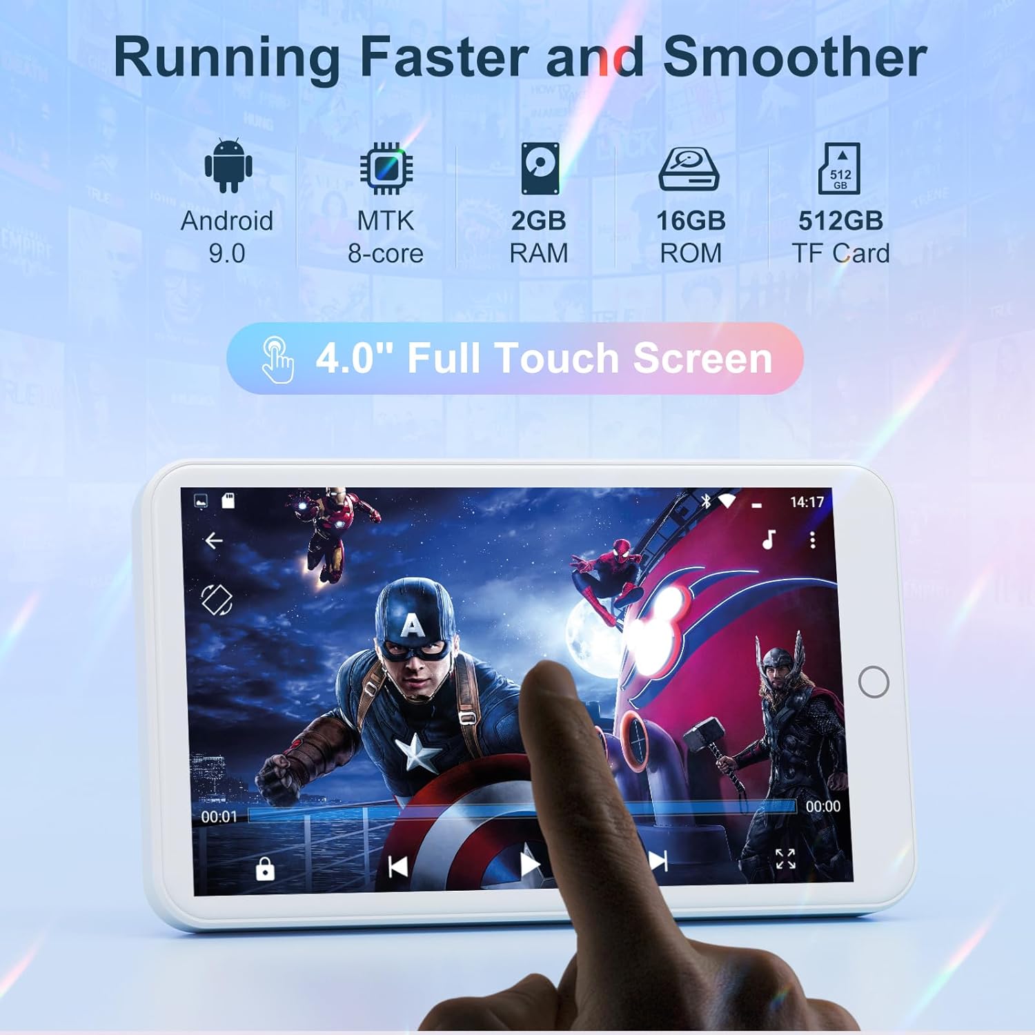 MECHEN MP3 Player Android 9.0  - Photography History review and price