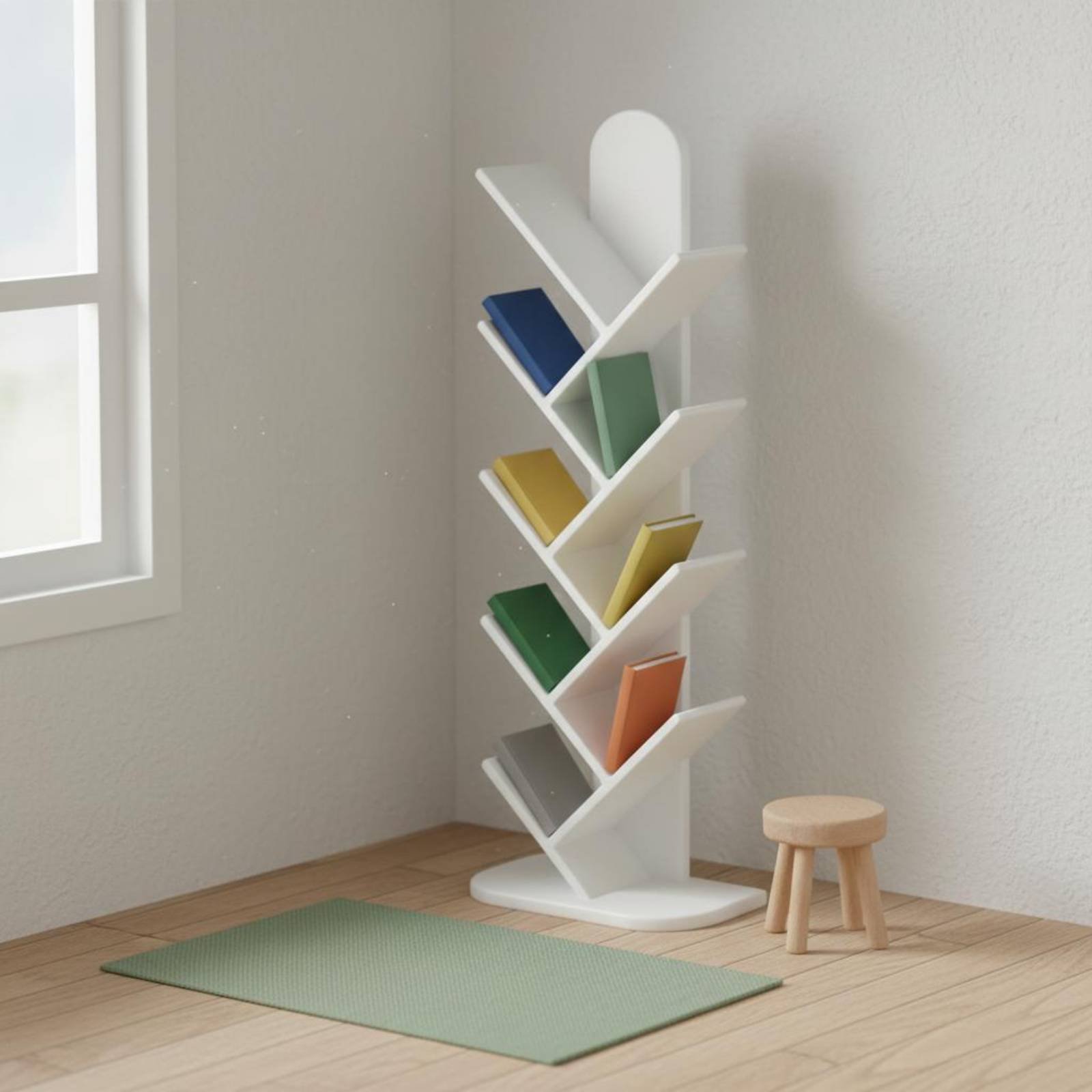 Tree-Shaped Dollhouse Shelf Pl - Photography Yearbook review and price