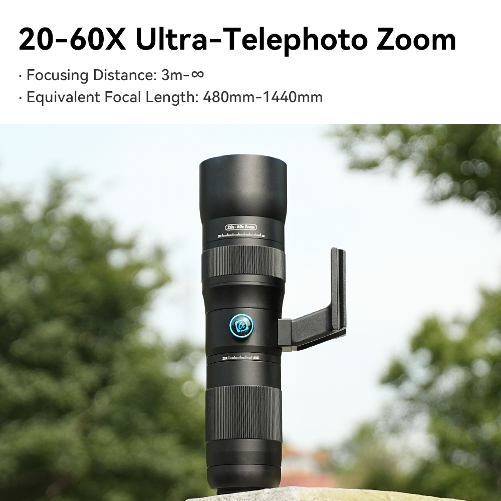 APEXEL Zoom Lens 20x-60x Telep - Photography Kit Vivo X200 Pro review and price