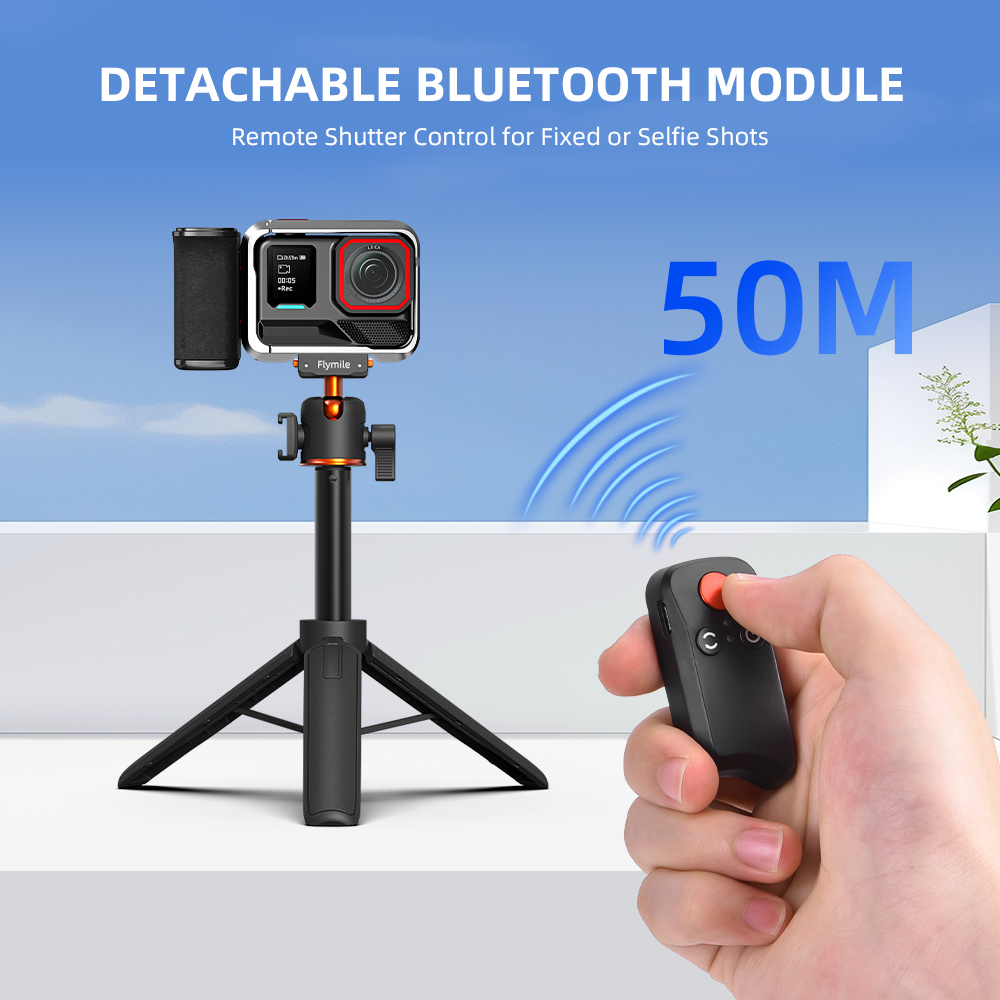 Flymile 50M Bluetooth Grip Han - Photography Grip Insta360 X5 review and price