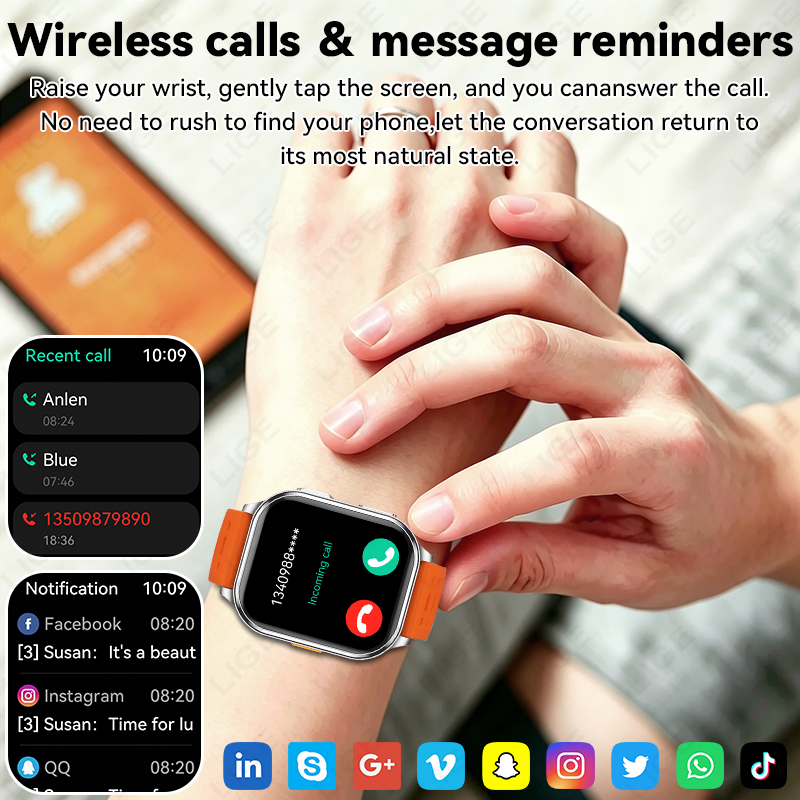 LIGE 2026 Camera Smart Watch M - Photography History review and price