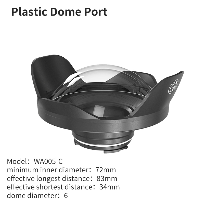 6' Wide Angle Dome Port Lens F - Photography Angles review and price