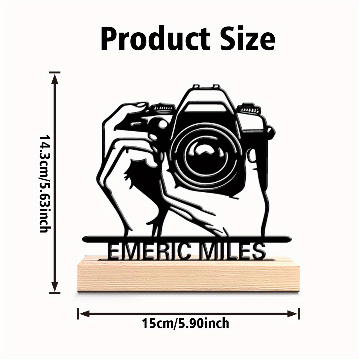 Personalized Emric Miles Camer - Photography Names review and price