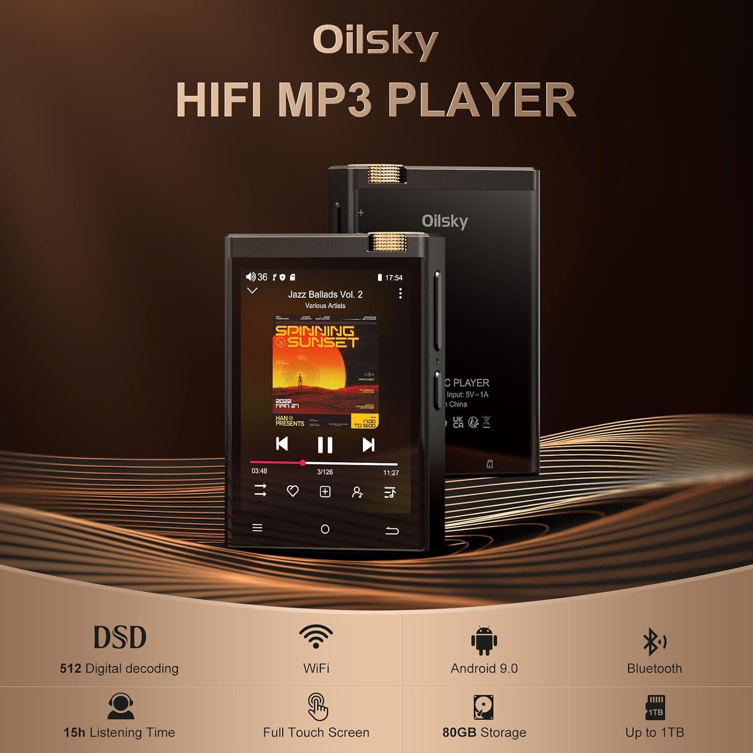 Hi-Fi MP3 Player with Bluetoot - Photography History review and price