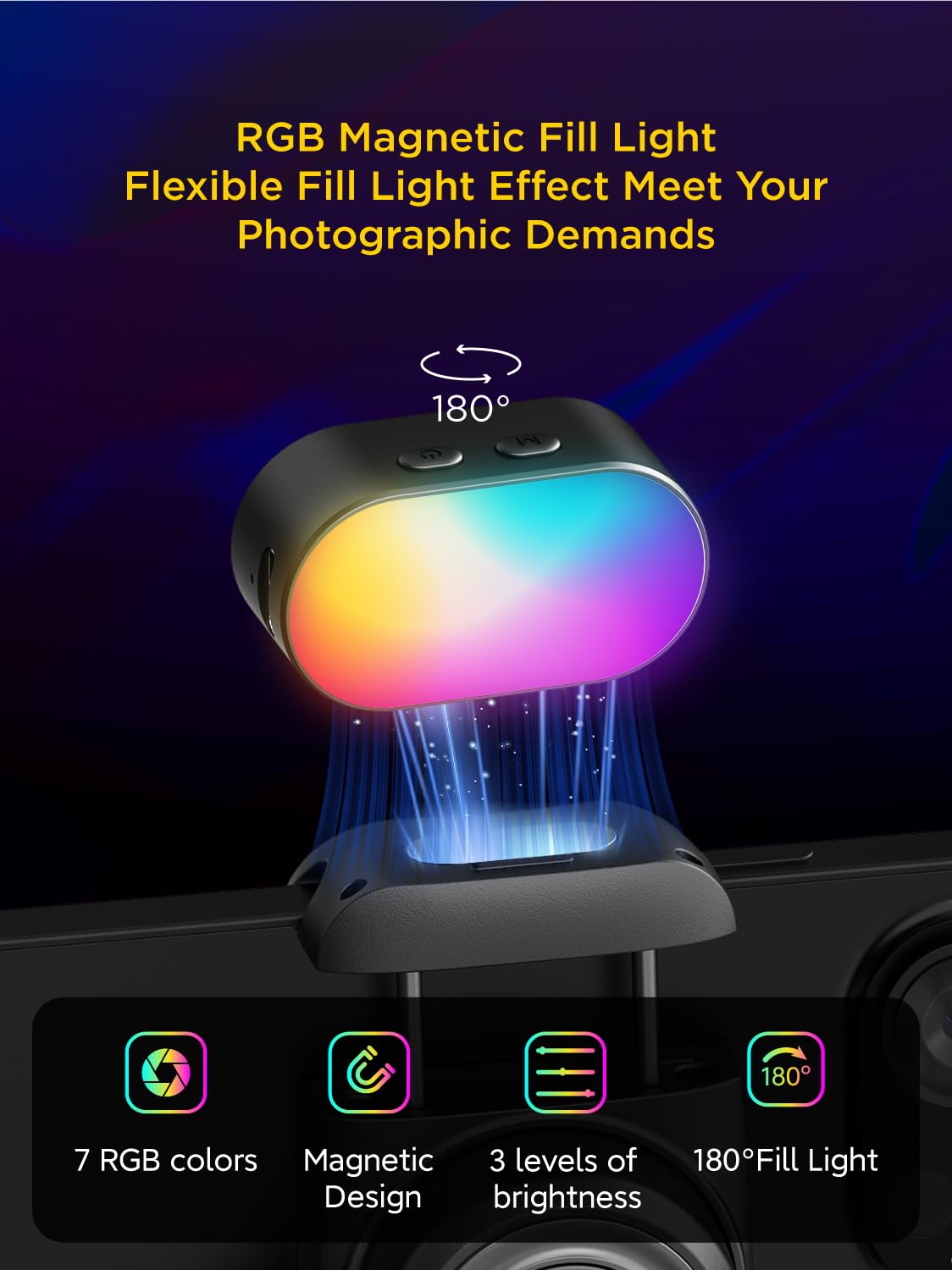 AOCHUAN RGB Magnetic Fill Ligh - Photography Gear review and price