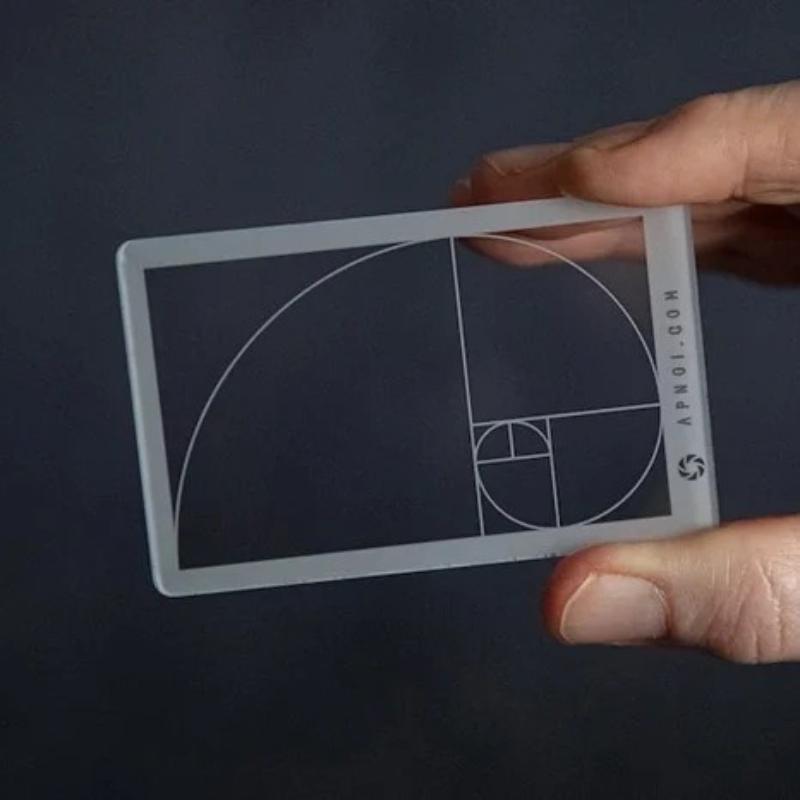 1/3Pcs Fibonacci Golden Ratio  - Photography Golden Ratio review and price
